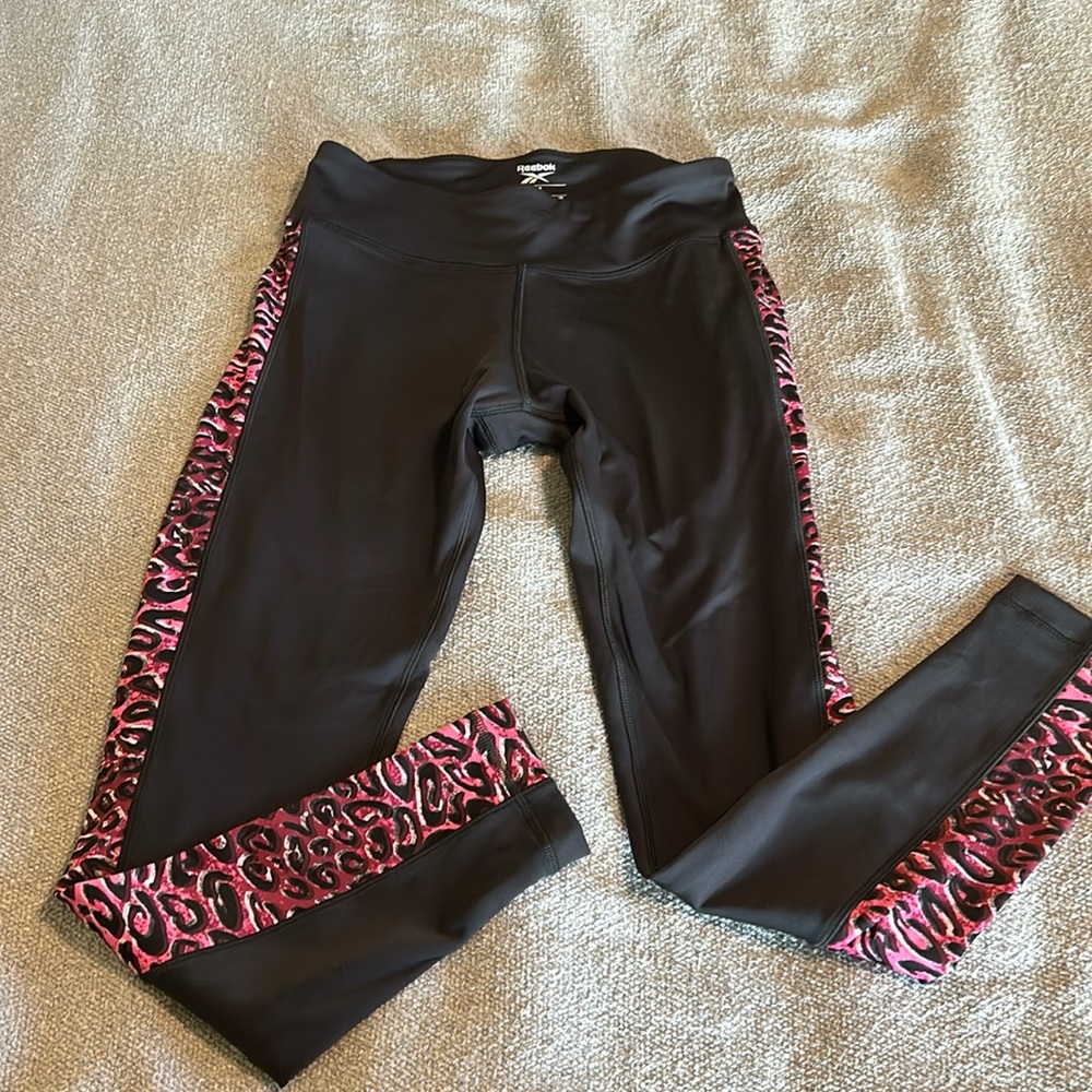 Reebok Pink Animal Print Leggings